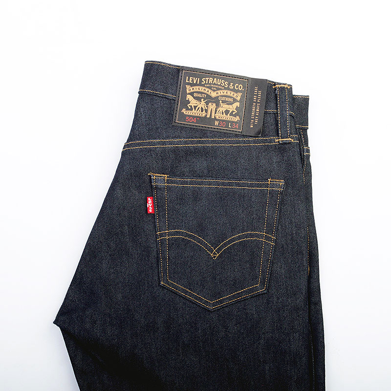 мужские черные джинсы Levi`s Skate 504 Jeans Rigid Indigo 9558400010 - цена, описание, фото 1